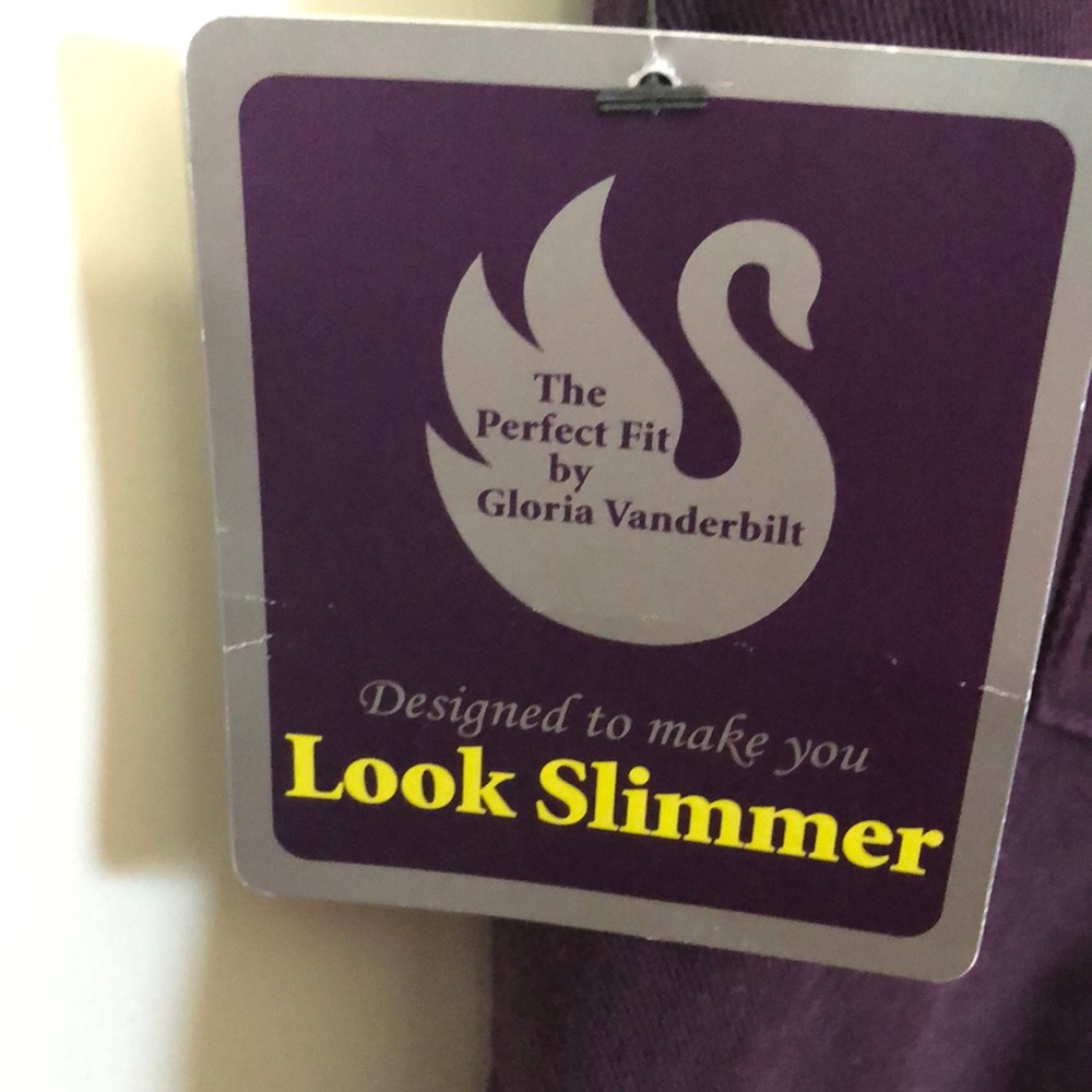 Gloria Vanderbilt Purple Pants - Picture 5 of 6